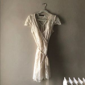 Zara White Lace Dress